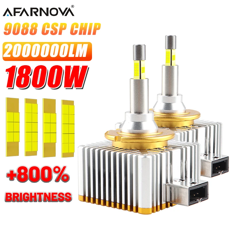 360 D3S D1S LED svetlomet Xenon HID HID 1: 1 D2S D4S CANBUS D1R D2R D3R D4R LED LED Turbo Turbo Light Light Light Lights Plug & Play