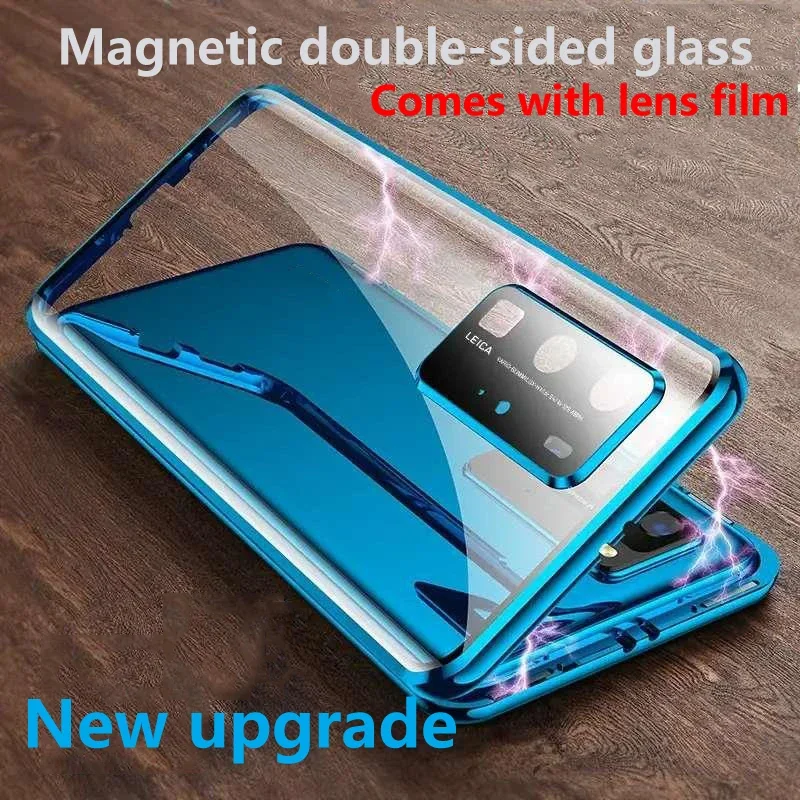 360 kovový magnetický sklenený puzdro pre Realme 9 5G RUS 9 Pro 5G puzdrá pre NARZO 60 PRO 11 Pro Plus 5G Ochrana šošoviek Coque Coque