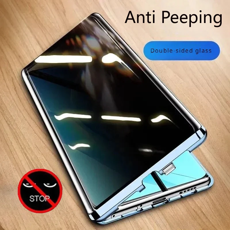 360 obojstranný sklenený telefón pre puzdro pre Xiaomi Mi 13T 15 Pro 14 Civi 14 Ultra magnetický anti vykurovací temperujúci sklenený kryt Coque Coque