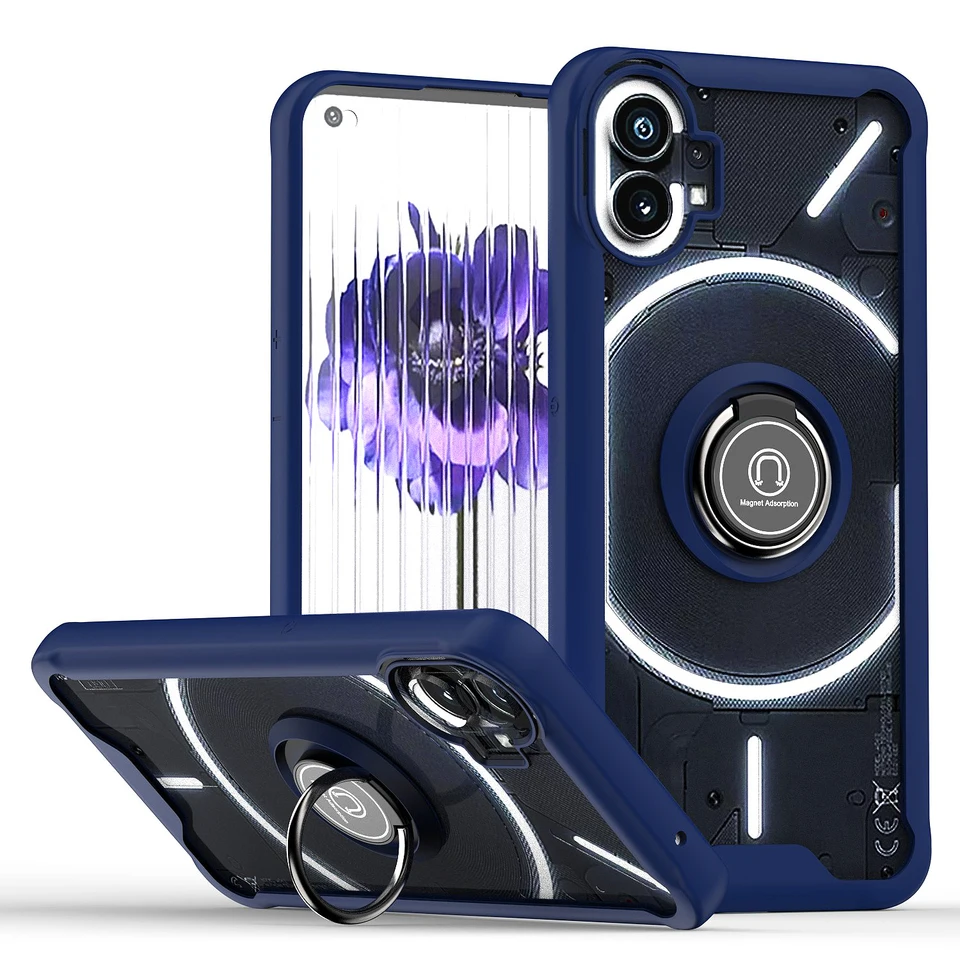 360 ROTATÁCIA DVASKA PRÍPAD PRÍPRAVA PRE NIKDY NIKDY Phone Jedno Magnetické puzdro vozidla pre nič za telefón