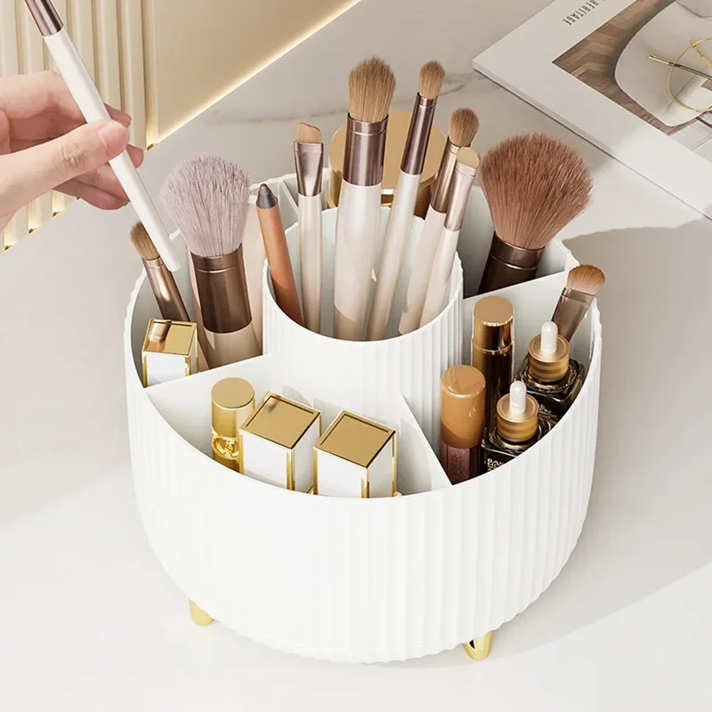360 Rotujúci make -up Desktop Cosmetic Storage Box Organizátor