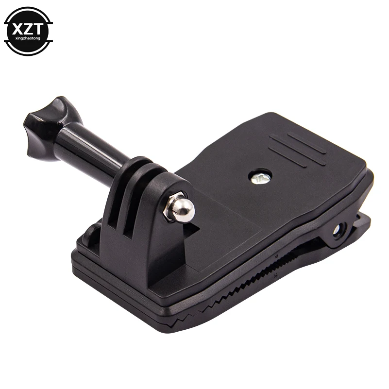 360 -stupňový rotačný batohový klobúk Clip Clip Mount pre GoPro Hero 5 3 4 Session SJCAM SJ4000 pre Xiaomi Yi 4K Go Pro Cam príslušenstvo
