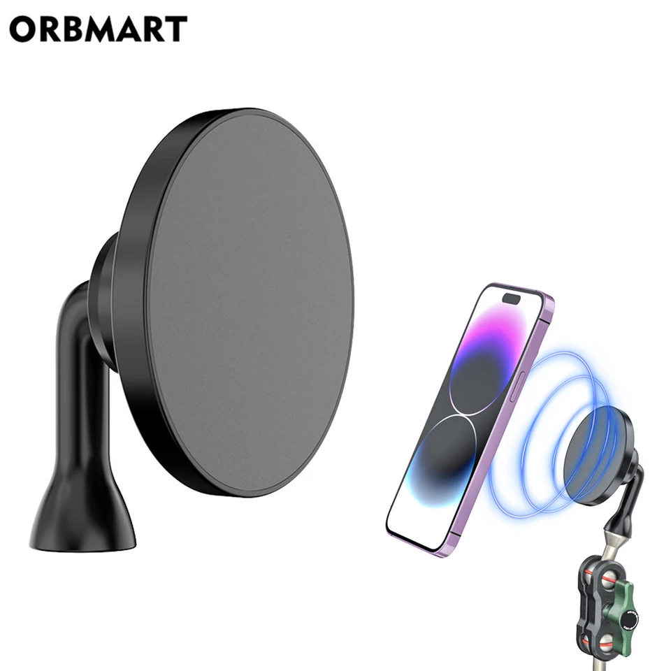 360 ° Magnetický držiak mobilných telefónov pre iPhone Samsung Smartphone TRODOD MONT ADAPTÁTOR NA MAGSAFE PASE PLYT PRÍSLUŠENSTVO
