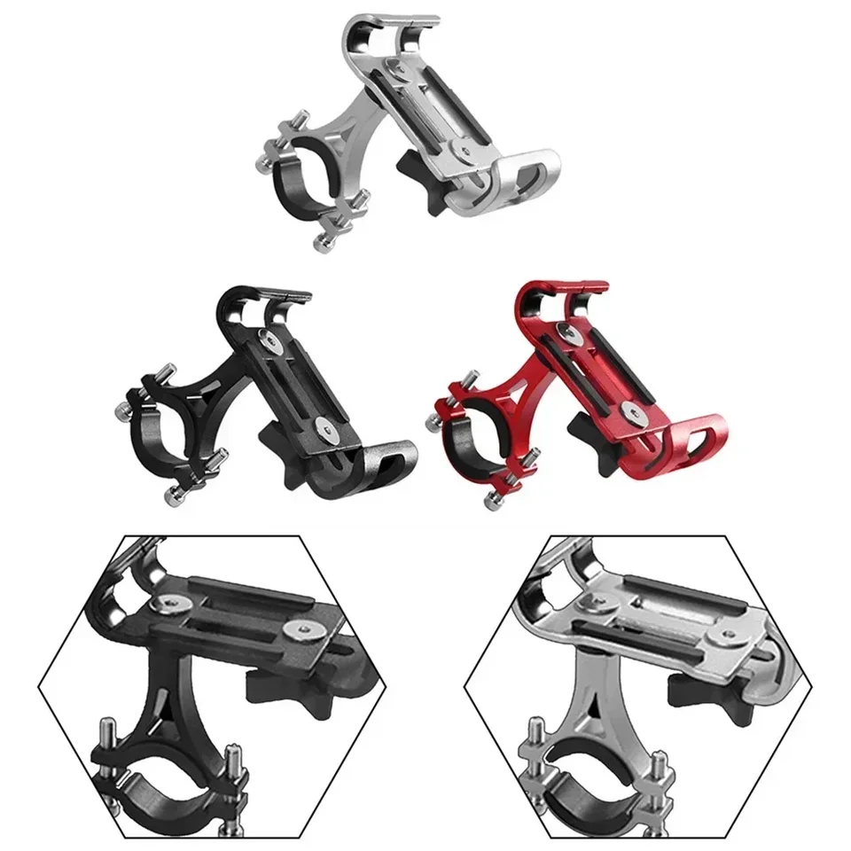 360 ° MOTORYCLE BIKE GPS GPS držiak na bicykle pre 20 mm ~ 36 mm pre smartfóny Universal MTB mobilné bunky GPS kov