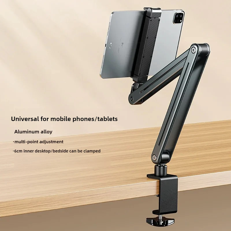 360 ° rotujúca držiak tabliet držiak na držiak tabliet Skladateľný držiak na rameno pre lôžko alebo stôl Univerzálny fit pre zariadenia iPad/iPhonex/iPad Pro N-Switch