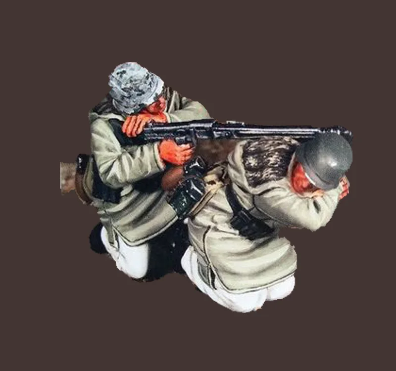 36364 Obrázky na živicu, súpravy modelov vojaka (iba 2 obrázky) nenatievané nezasiahnuté 1/35