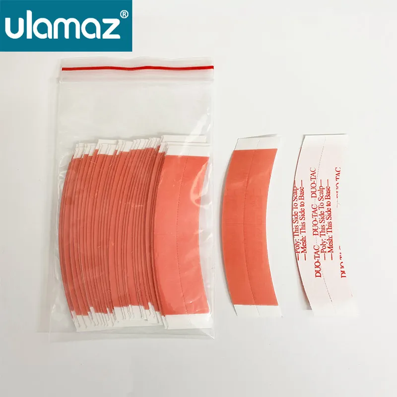 36ks/lot páska pre Toupee/Lace Parochňu Adhesives for Hair Men Toupee CC CC CC Adhesive Tape Hair Systém obojstrannej silnej pásky