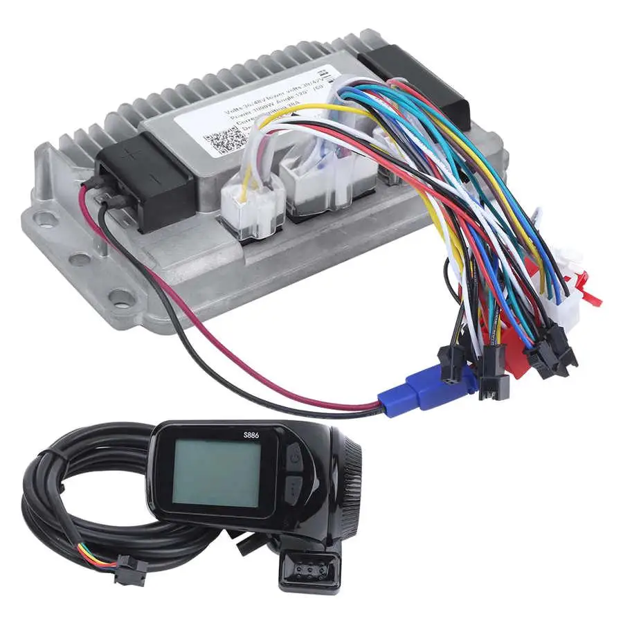 36V 48V 500W 1000W E-Trike E-Bike Controller + Displej/ škrtiaca klapka