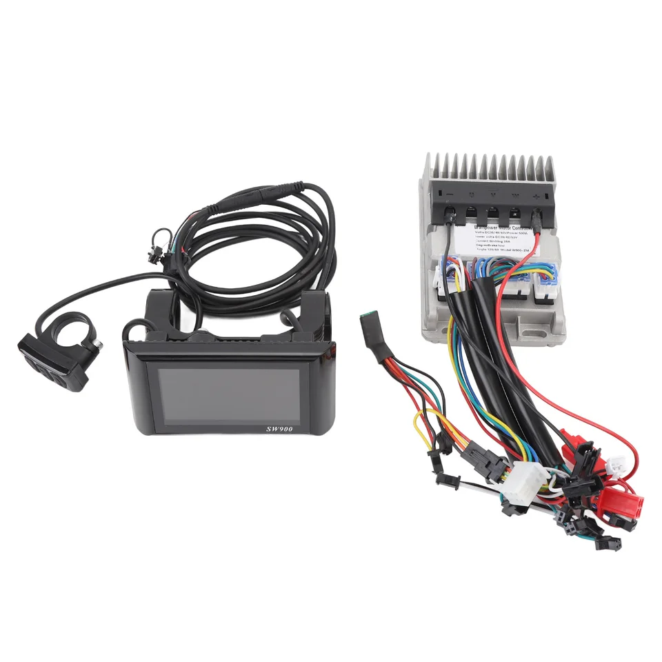 36V 48V 60V 500W 28A Elektrický skúter bez kefy bez rýchlostného ovládača Motor Ovládanie vodného prostriedku LCD DISPICK PANEL