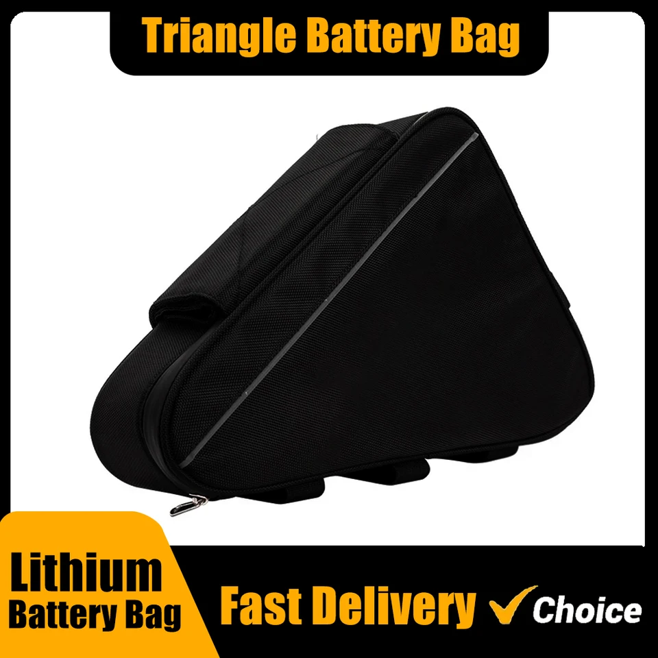36V 48V 60V 72V Elektrický trojuholník Elektrický bicykel Triangle Battery Bath Black Bicycle Rám Trojuholníky Maximálne zaťaženie 126 buniek