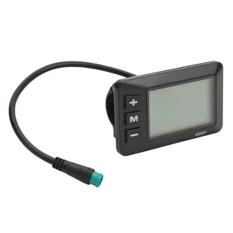36V 48V LCD GD01 Displej v reálnom čase Elektrický GD01 Displej pre 22,2 mm vodotesný konektor riadidiel