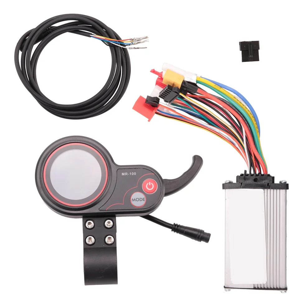 36V 500W ovládač MR-100 LCD Display Meter Dashboard Kit pre príslušenstvo elektrického skútra Kugo M4