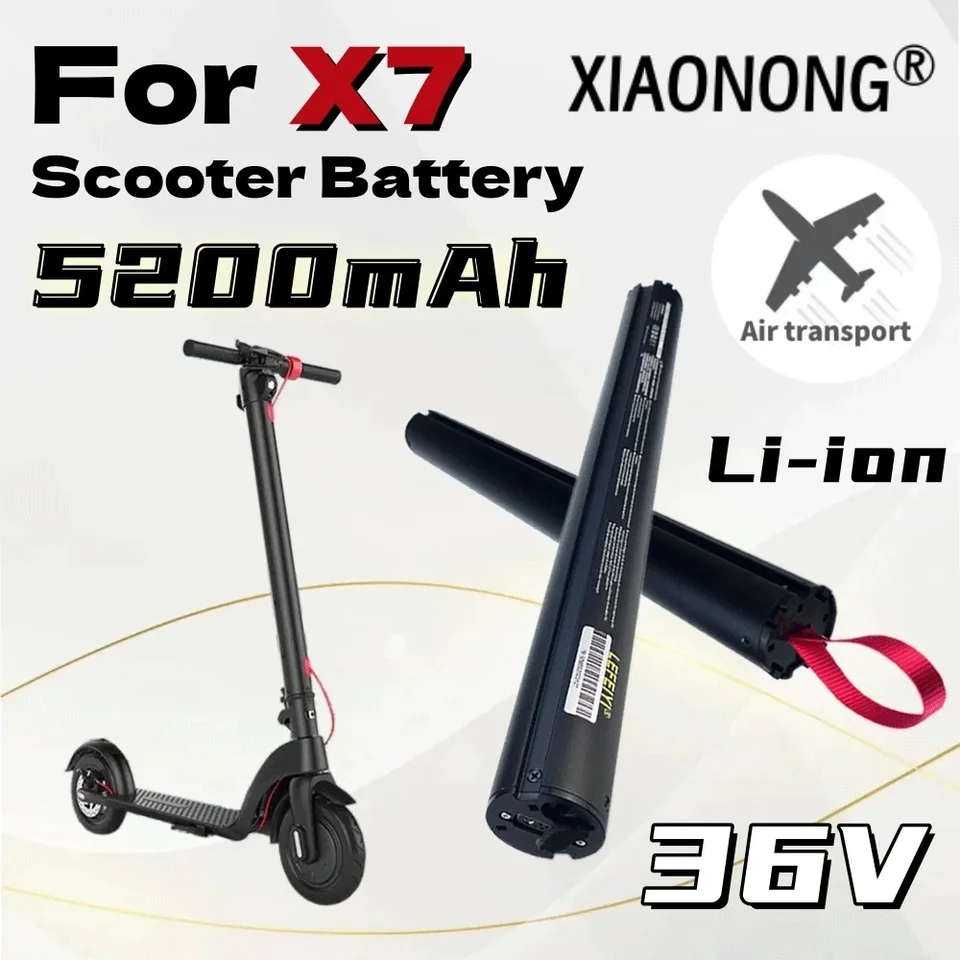 36V 5200MAH X7 Svooter Vymeňte nabíjateľnú lítiovú batériu 187WH, HX Secootter Battery Adsestory