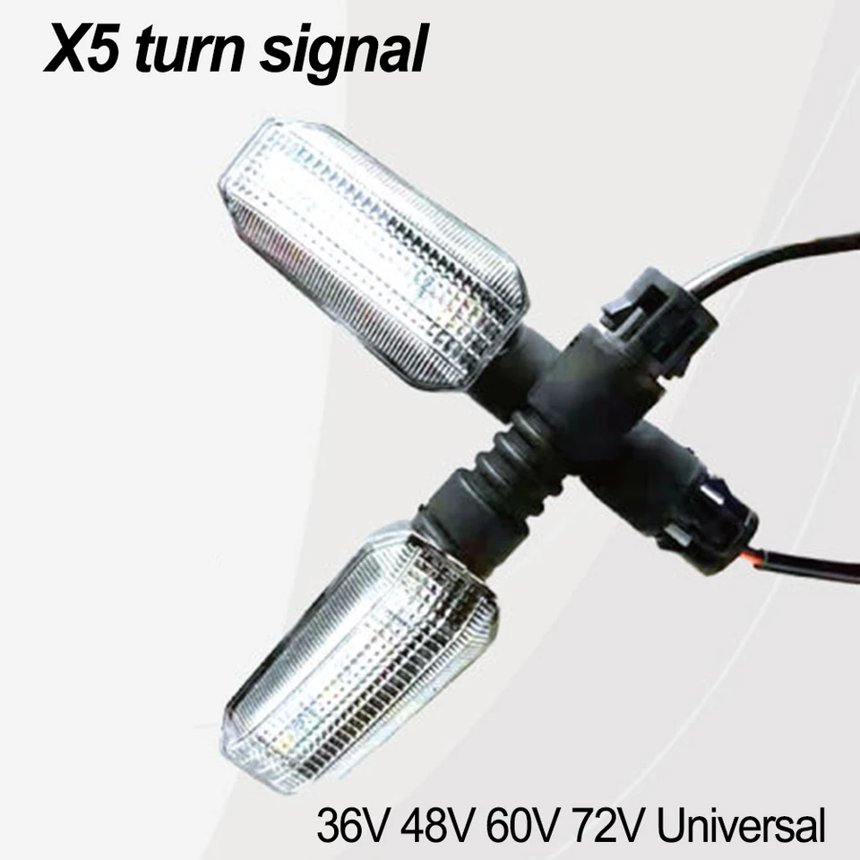 36v-72V Elektrický bicykel Zadný zadný svetlo Ebike Tail Light Turn Signál Zadný stojan LED LED LED LED vodiaci indikátor LIGHT EL-BIKE Časti