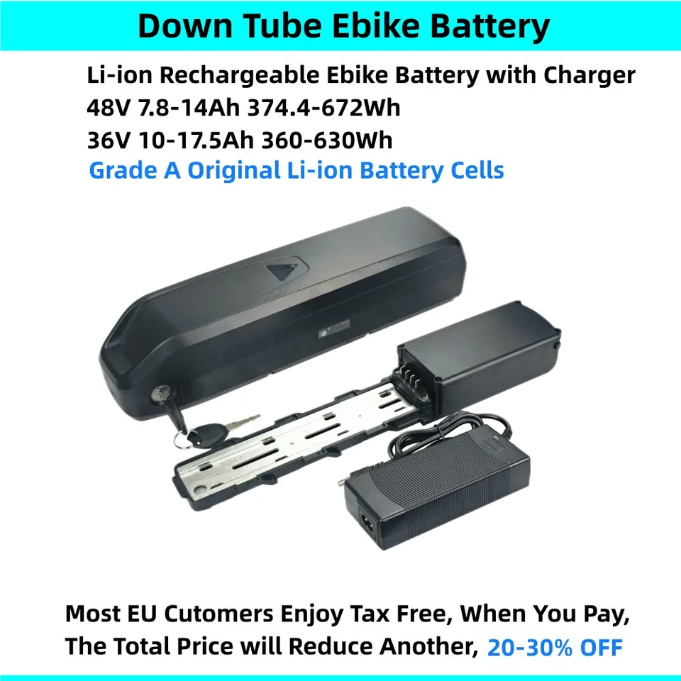 36V Down Tube E-Bike Batéria 36v10AH 13AH 15AH 17,5AH 48V 7,8AH 10AH 14AH pre Vivi MO26SH H7 F26F SAMEBIKE SY26 EBIKE batéria