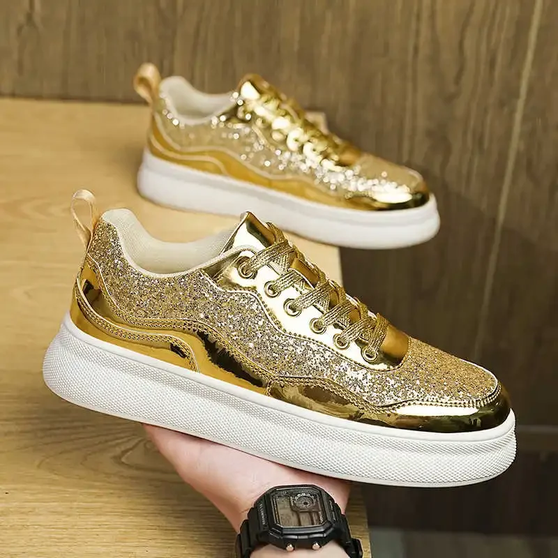 37 Flatform Tenis Gym tenis príležitostné topánky Manžel tenisky biele pre mužov Športové boty flatas nízke náklady denne