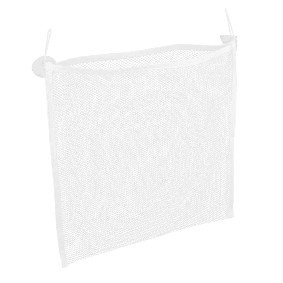 37x37cm Multifunkcia prémiovej vane organizátor Organizátor Kúpanie hračiek Storage Tašky kúpeľne Storage s háčikom (biela)