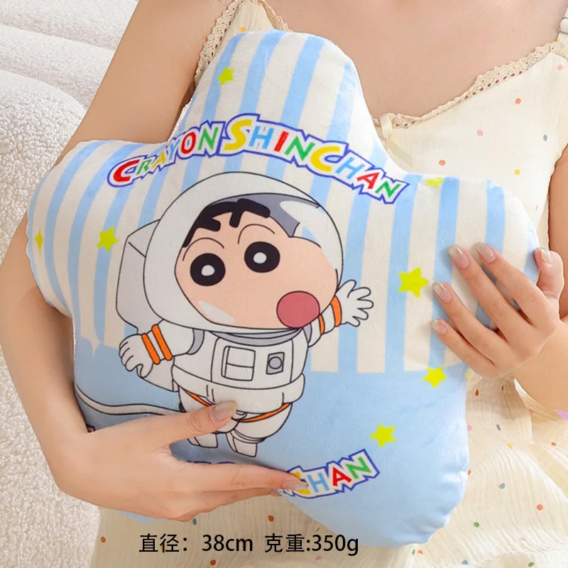 38 cm kawaii crayon shin-chan karikatúra tlačené plyšové vankúšové dievčatá kancelária sedavá stolička vankúš Dávajte darček priateľke