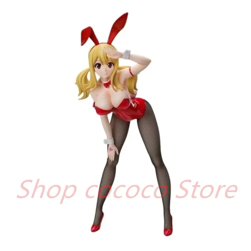 38 cm ručne vyrobené modelové pančuchy TACK LUCY BUNNY PVC BUTITIKA Anime ORNAMENT DARČEKÁ DOLLY Hračka Sexy zadok