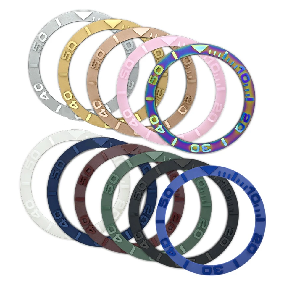 38 mm-30,7 mm hodinky Keramické rámové príslušenstvo Vhodné sub NH35 MOHE