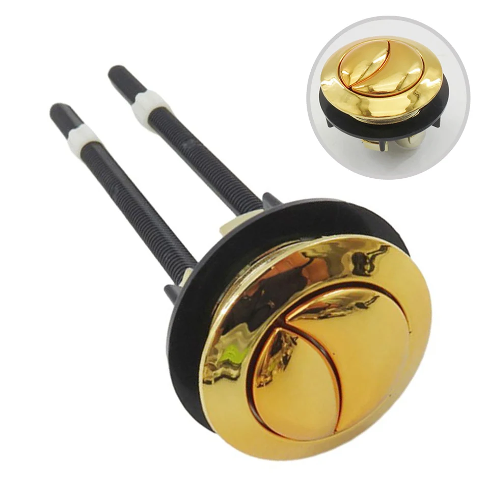 38 mm Zlaté toaletné gombíky WC TOPAL NÁPAD VODY