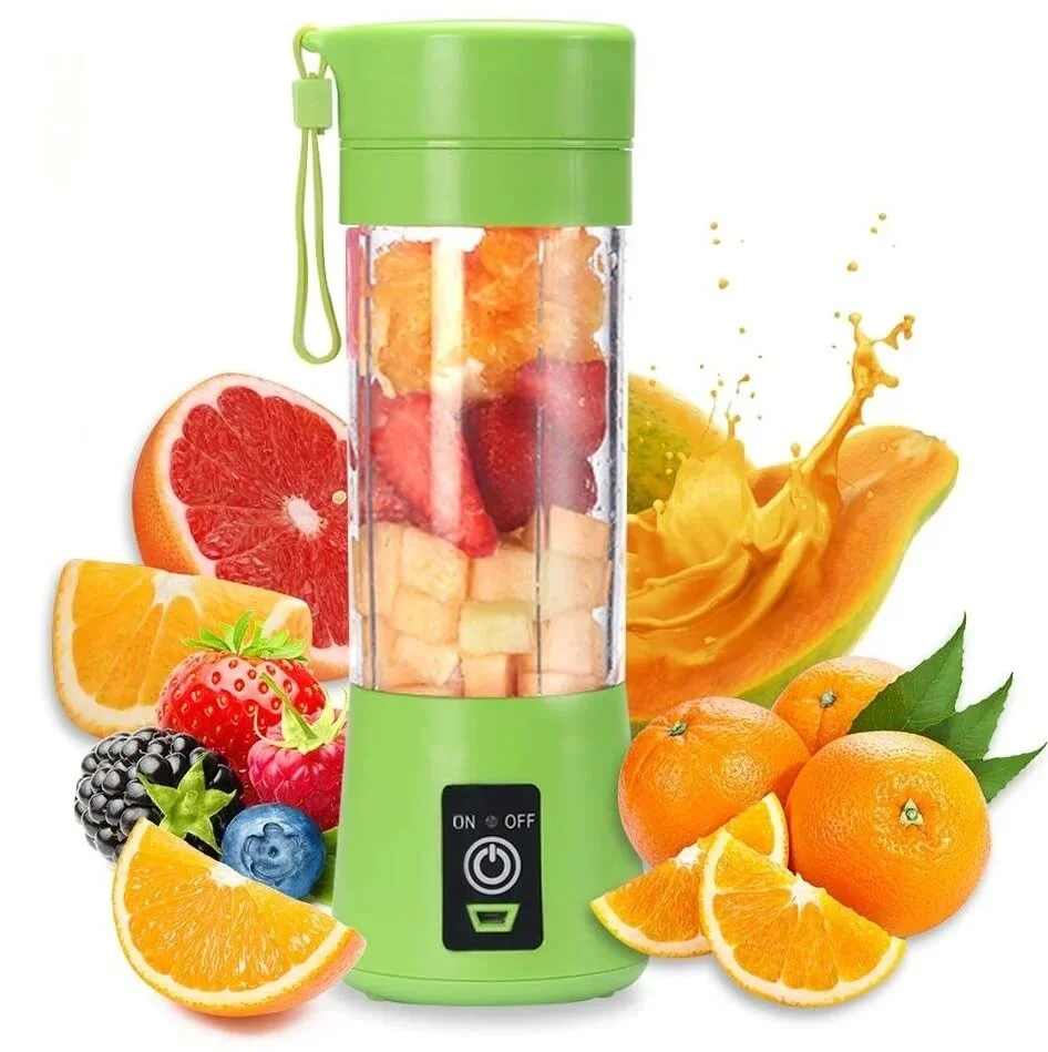 380 ml ručného ovocného mixéra odšťavovacieho pohára pre prenosný mini mixér pre otrasy nabíjateľné USB cestovanie ovocného odšťavovania