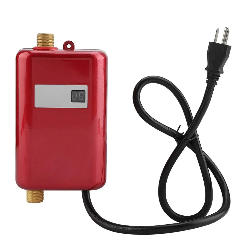 3800 W elektrický ohrievač vody Okamžitý bez nádrže na ohrievanie vody Kuchyňa Kúpeľňa Sprchovací kút plynulý vodný kotol