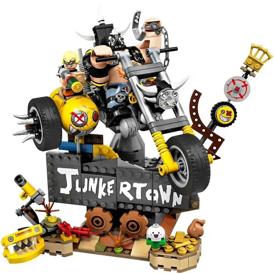 380ks Junkrat & Roadhog Budúce bloky 75977 Kompatibilné prevýšenie série Vzdelávacie hračky pre deti vianočné darčeky