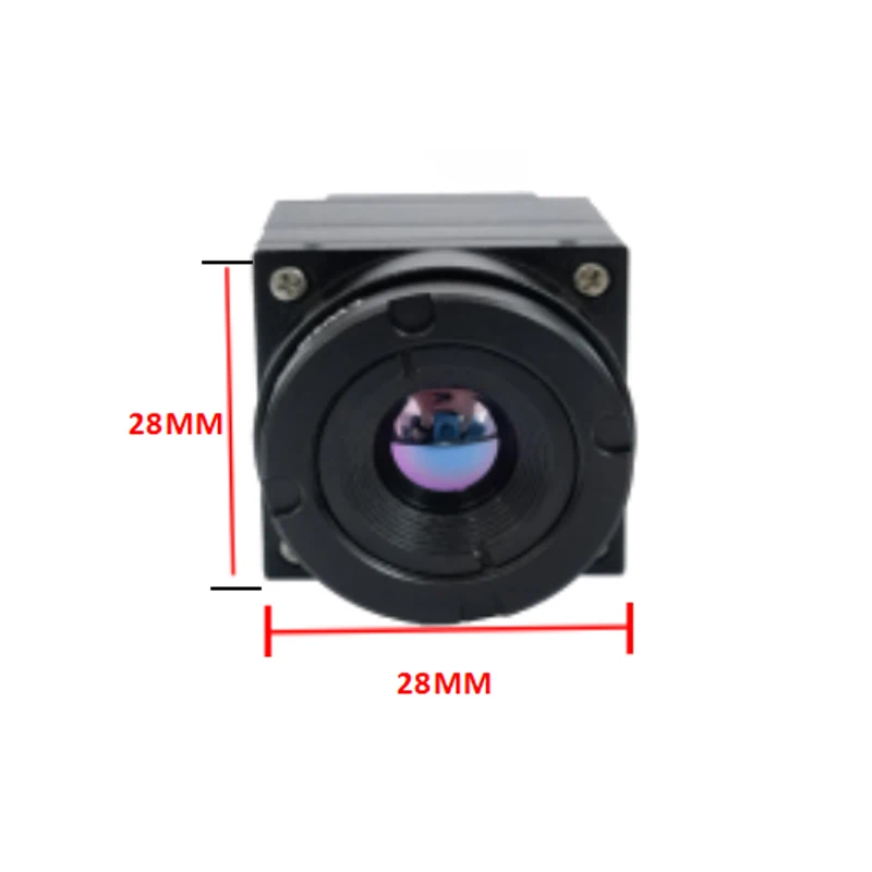 384*288 6,8/9,1 mm šošovka DC 4,5-18V Thermal Imager pre FPV Drones s CVBS/USB rozhranie Long Wave IR 12um Micro Camera Modul