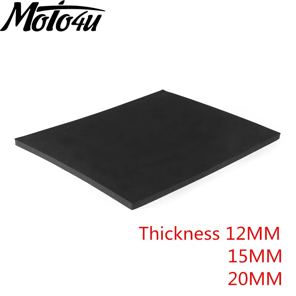 39*49 cm pretekárske závodné penové podložky na motocykle Lepidlo 12 mm/15 mm/20 mm hrubá čierna univerzálna fit