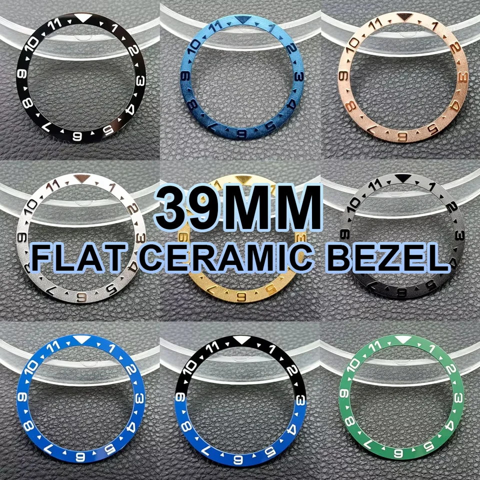 39 mm*32 mm plochý keramický rám Vložte hodinky Výmena hodiniek Puzdro
