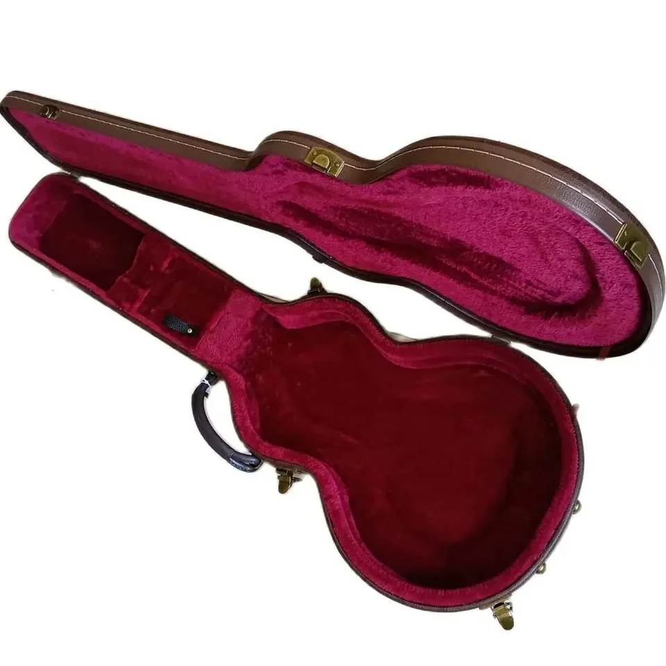39 palcov Brown Hardshell Guitar Case Superior PU pre LP Guitar Professional Guitar Diely