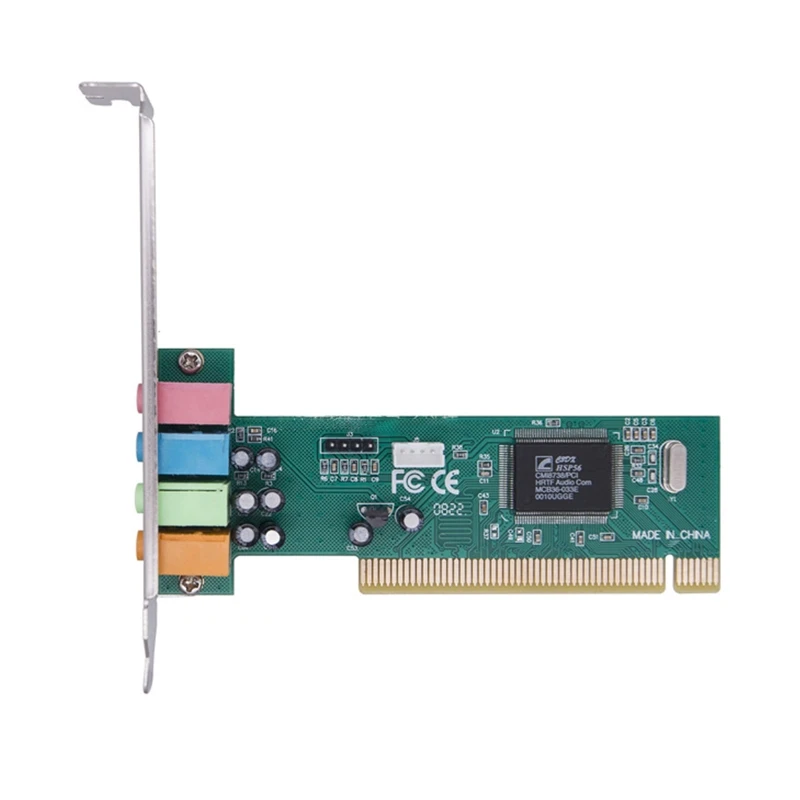 3D 5-kanál Digitálna zvuková karta 4.1 Solid kondenzátor CMI8738 Dropship