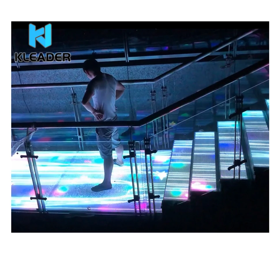 3D/5D/7D Interaktívne projekčné hry Interakcia Radar Sensory LED Dance Holographic Ground Dynamic Floor LED Game