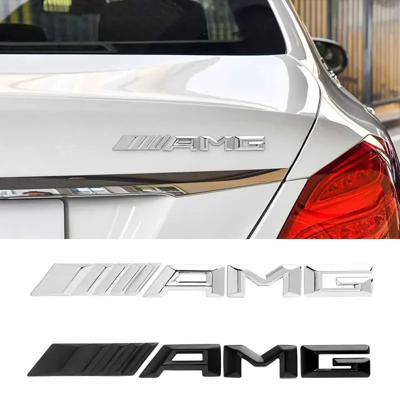 3D ABS Car Zadný kmeň odznak nálepky pre písmená pre Mercedes Benz AMG ABCEG CLA C63 GLE63S E53 GT SLK W176 W205 W177 C260L
