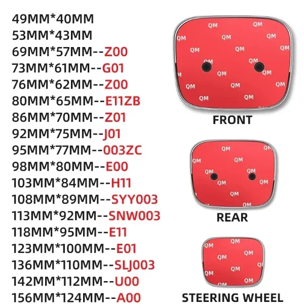 3D ABS EMBLEM pre auto pre prednú hlavu HONDA GRILL HOOW BONNET EMBLEM Zadný chvost TRUBUR TRUNK BOUT Automatické príslušenstvo HONDA RED EMBLEM