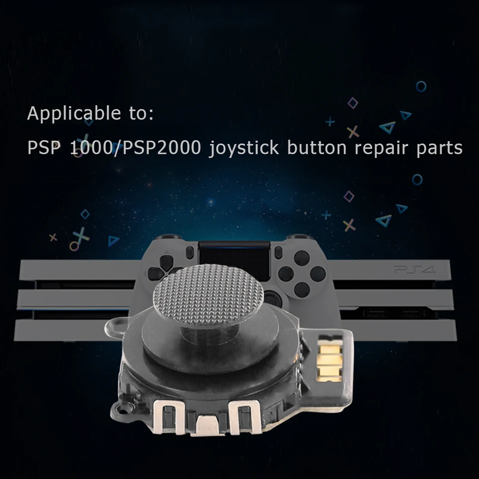 3D analógové joysticky Výmena za tlačidlo tlačidla Game Controller Sony PSP