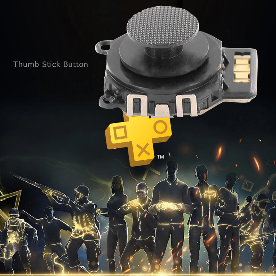3D analógové joysticky Výmena za tlačidlo tlačidla Game Controller Sony PSP