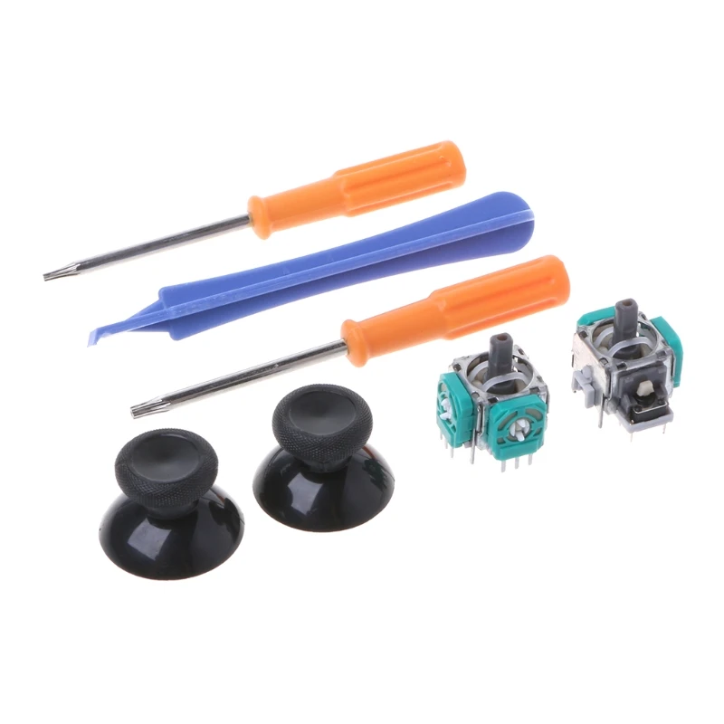 3D analógový joystick Module Cap Cap Vodičné skrutky nástroj nástroja Opraváky Opravy dielov pre ovládač X-Box One Controller