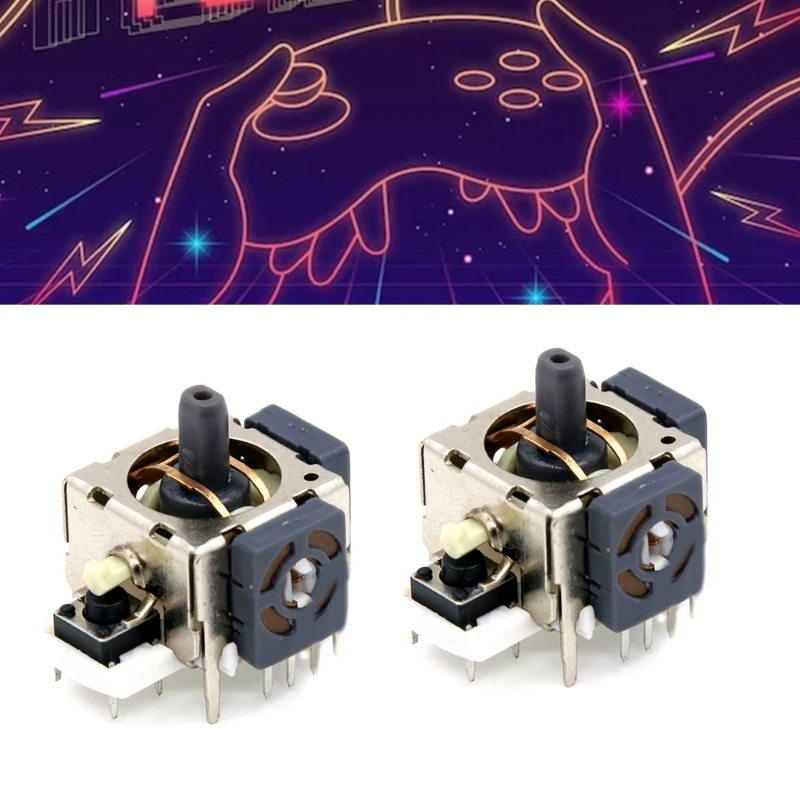 3D analógový joystick Sensor Modul Potentiometer palca palca vhodná pre opravu bezdrôtového ovládača GamePad PS2/Xbox 360