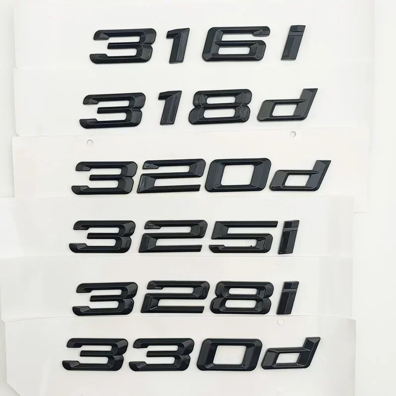 3D autá Trunk Sticker pre BMW 335I 340I 316I 318I 320I 320D 325I 330I 330D E46 E90 E91 F30 F30 G20 Logo EMBLEM Písateľ