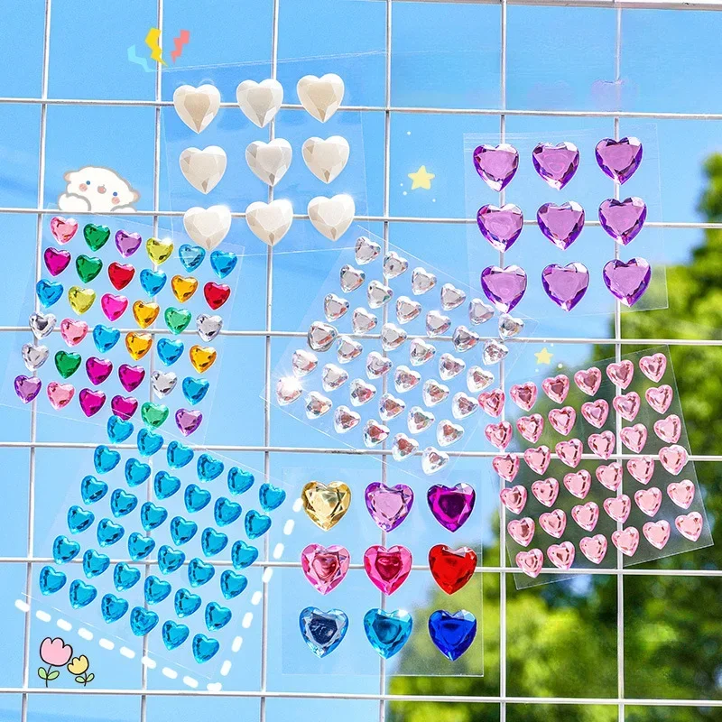 3D diamantová tvár klenota kamienok kamienok na obočie na nechty