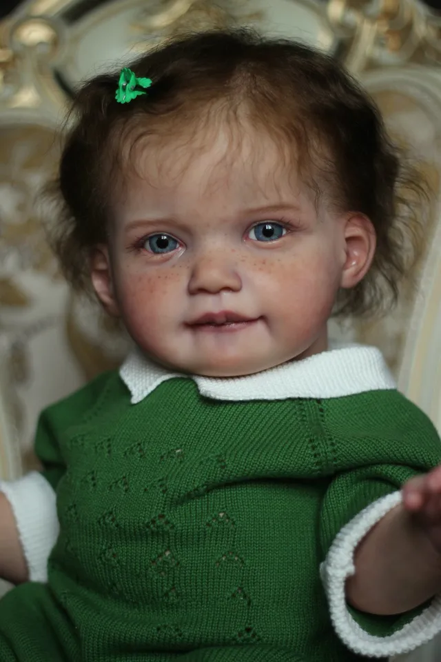 3D farba kože s žilou 65 cm mäkký silikón znovuzrodený dievčatka Hračka 1,8 kg princezná batoľa zbierka ručne vyrábaná bebe
