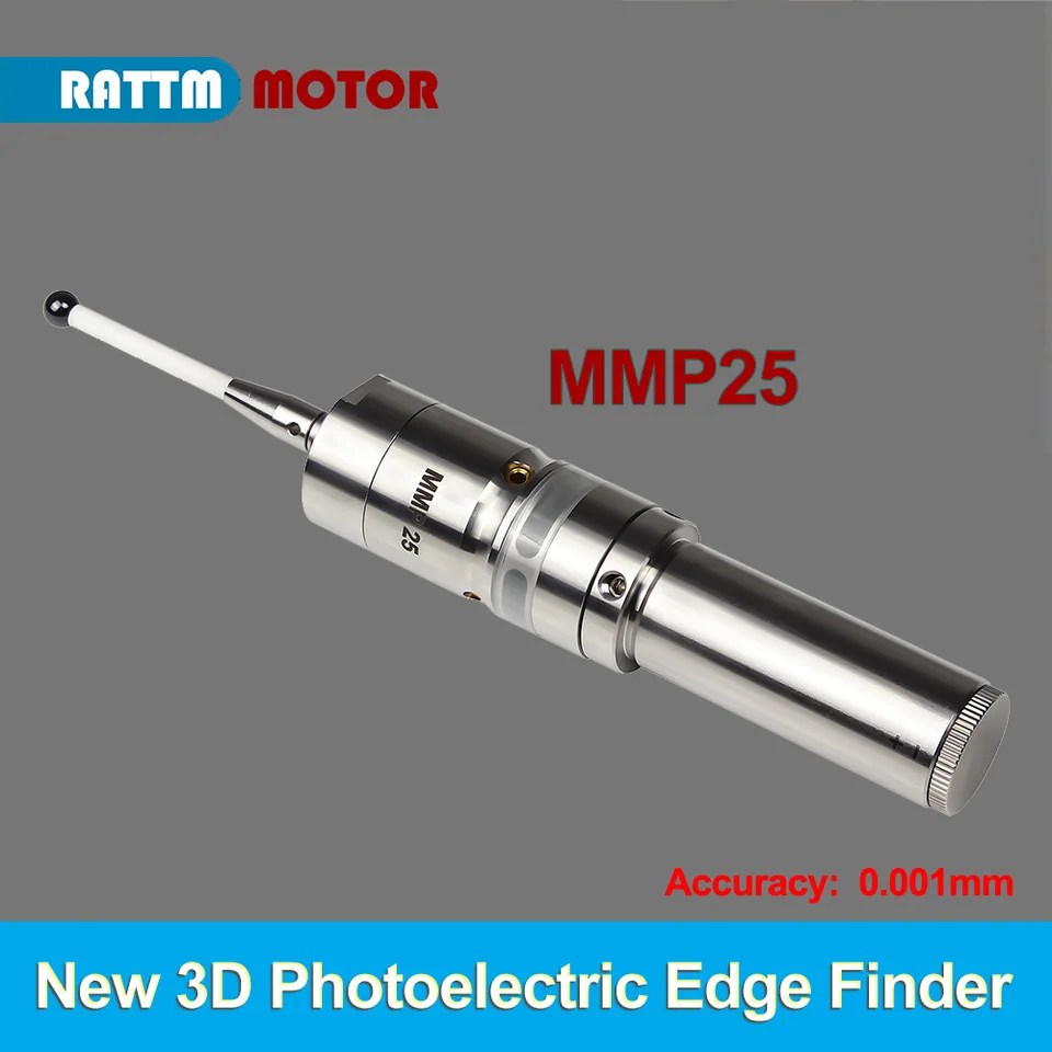 3D fotoelektrický nález hrán MMP25 CNC obrábanie LED zvuk Optické hrany nálezca dotyk sondy vysoká presnosť 0,001 pre CNC stroj