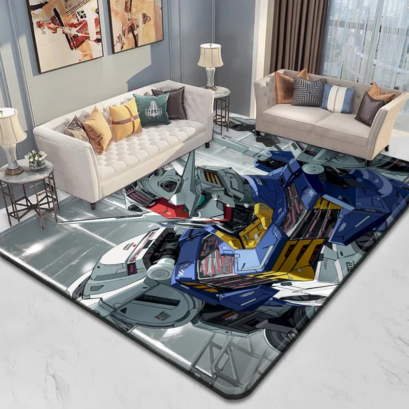3D gundam karikatúra koberec koberec koberec kuchynka matencová rohožka spálňa podlahová dekorácia obývacia izba koberec kúpeľ