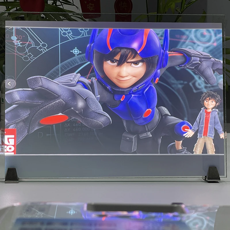 3D holografická samosprávna obrazovka 1,52*0,5 m biela predná projekčná obrazovka Film pre inteligentné okenné sklo reklamu