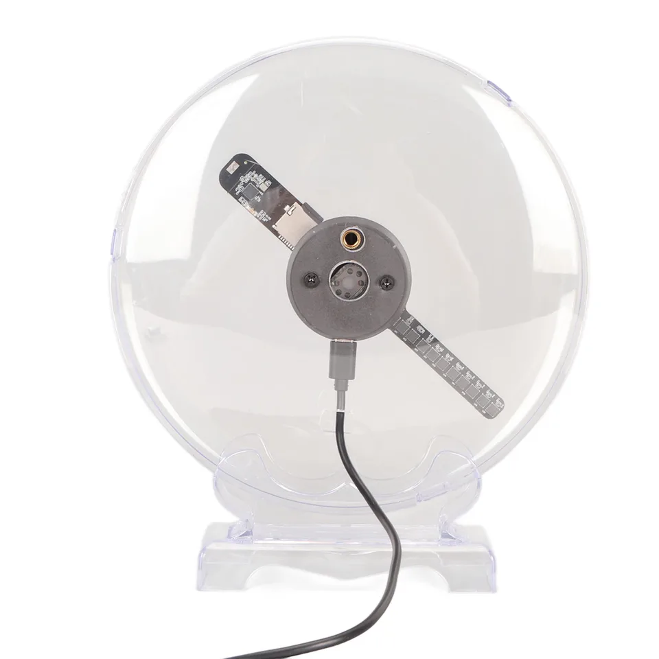 3D hologram ventilátor WiFi Projector Eye 3D displej 1080x160 80ks LED koráliky 3D Hologram Projector Reklamný displej