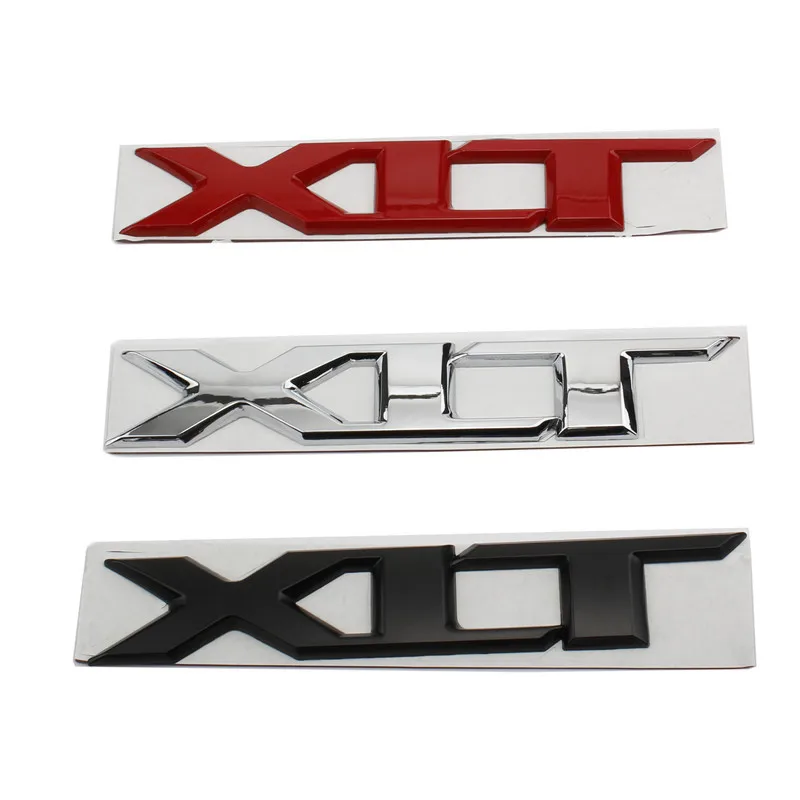 3D kov XLT Logo Logo Car Trunk Body Badge Zmlátenie nálepky pre Ford F150 F-150 RANGER T6 XLT DECORÁCIA PRÍSLUŠNÍCTVO