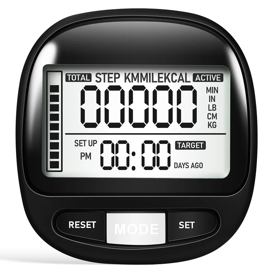 3D snímač Sensor Pedometer On Step Counter Fitness Tracker Outdoor Walking Lightweight Plastic pre seniorov ľahko