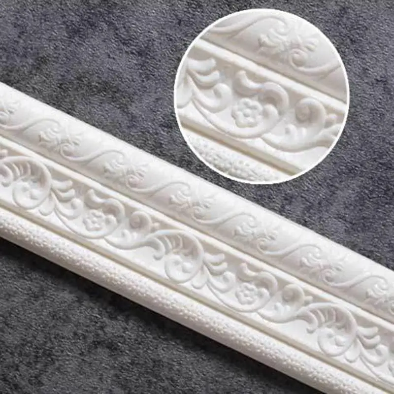 3D stena lemovanie linky slova hranica Self Adhesive nepremokavá podozná doska na stenu nálepka obývacia izba Strop